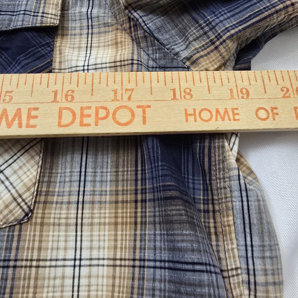 Patagonia Organic Cotton Western Plaid Cowboy Outdoor Causal Everyday Rodeo S - Picture 7 of 14